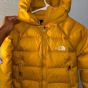The North Face Kids Yellow Puffer Jacket